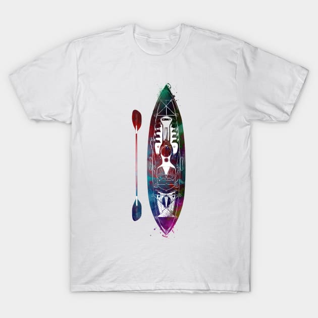 canoeing sport art #canoeing T-Shirt by JBJart